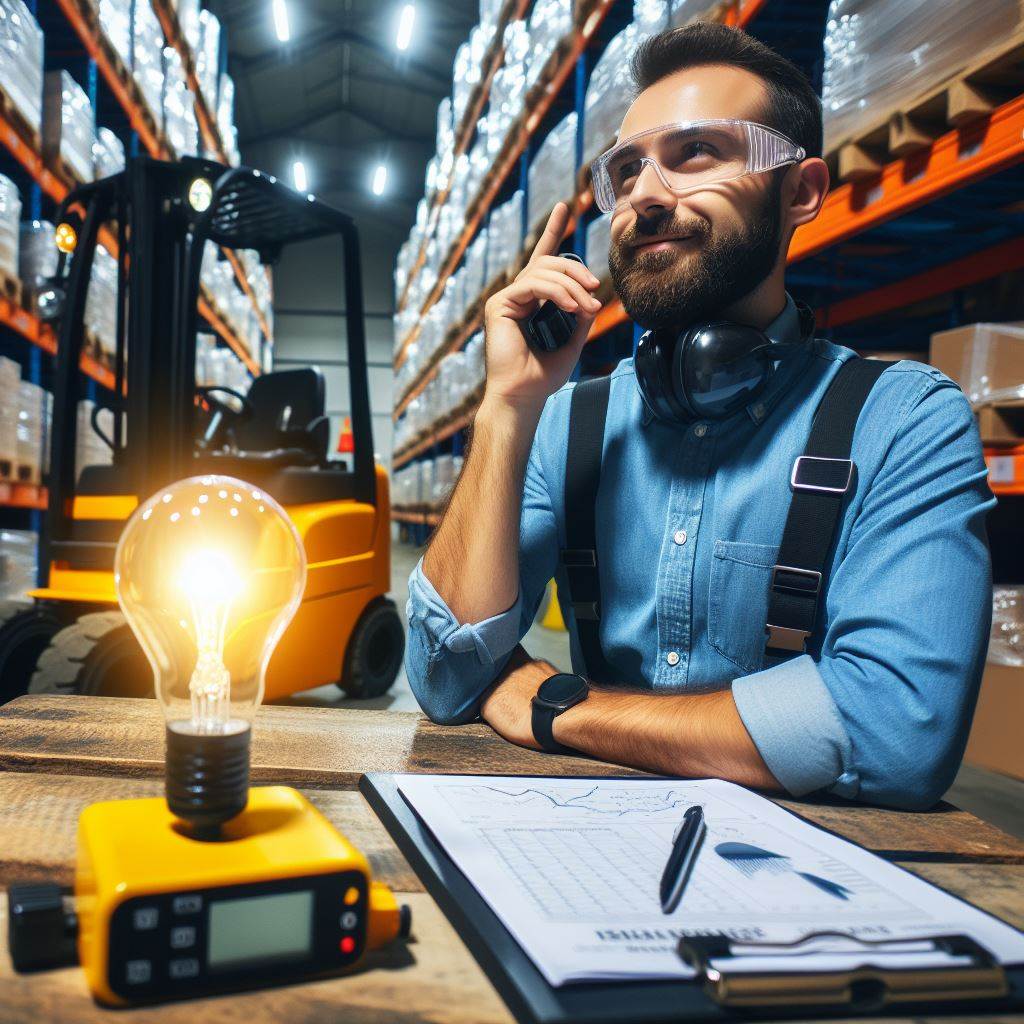 A Bright Idea: How Forklift Warning Lights Improve Workplace Safety